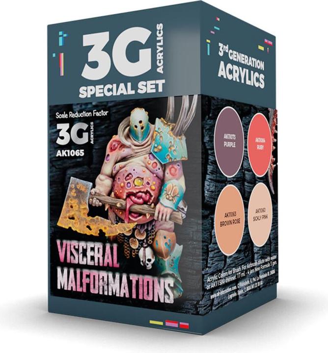 Produktbild AK Interactive Ak Set de Peinture - Wargame Set : Visceral Malformations
