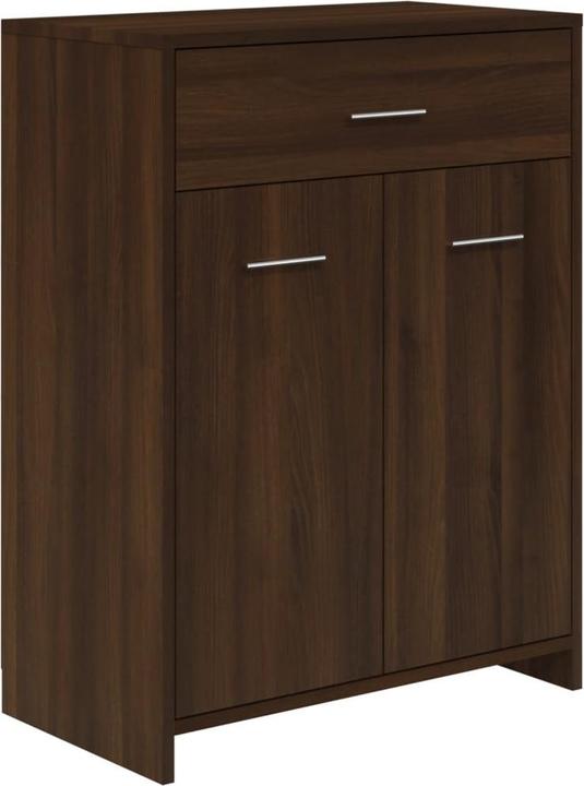Produktbild VidaXL Badmöbel Set Badezimmermöbel Badezimmerschrank 4 tlg. Braun Eichen Optik
