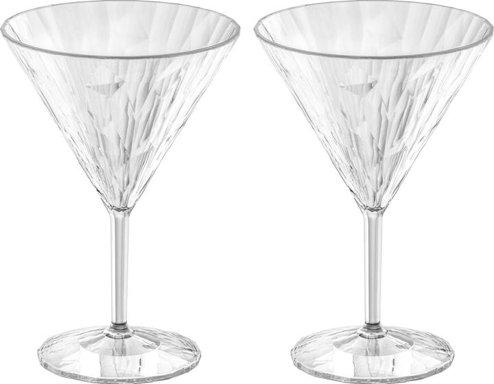 Koziol Cocktail glass Superglas Club No. 12, 250 ml, 2 pieces (2.50 dl, 2 x, Martini glasses)