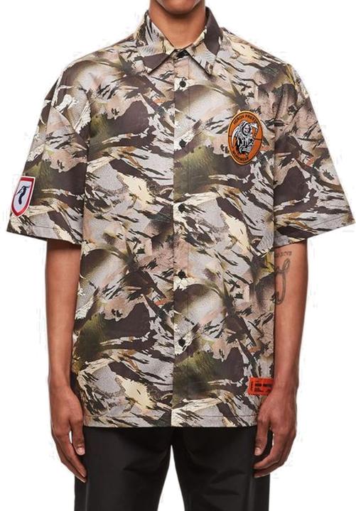 Produktbild Heron Preston Camouflage Popline Shirt (L)