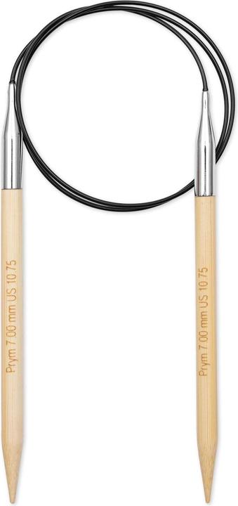 Prym Circular knitting needle BAMBOO 7.00 mm, 80 cm