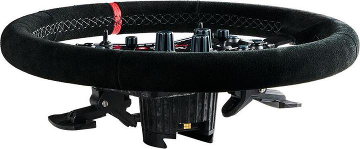 Produktbild Asetek SimSports Lenkradkranz, gewölbt, 340 mm - schwarz, wildleder