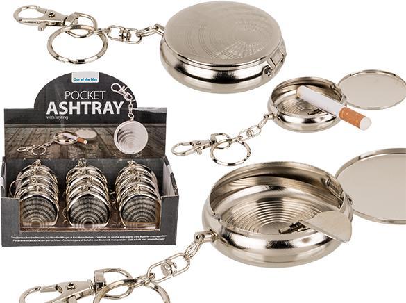 Actual product image Sombo Metal pocket ashtray