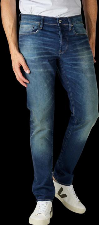 G-Star 3301 Slim Jeans worker blue faded