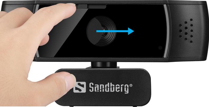 Sandberg USB Autofocus DualMic Webcam 2.07 MP 1920 x 1080 Pixel USB 2.0 Black (2.10 Mpx)