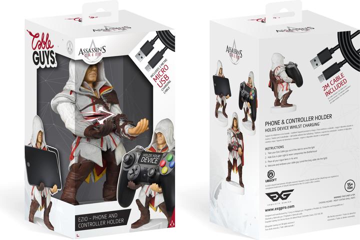 Produktbild Exquisite Gaming Assassin's Creed: Ezio Cable Guy (Xbox One S, Xbox One X, iOS, PS4, Android)