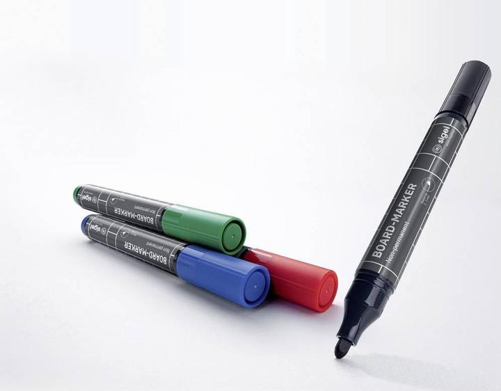 Produktbild Sigel Whiteboard Zubehör-Set (B x H) 130 mm x 60 mm Schwarz BA151 (Schwarz, 4 x)