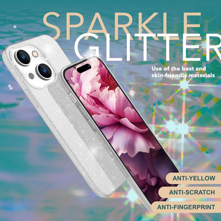Immagine prodotto Nalia Copertina glitterata (Apple iPhone 15)