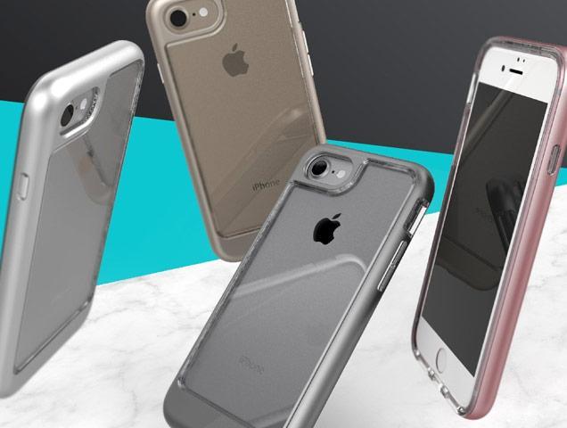 Actual product image Raptic iPhone 7 Plus / 8 Plus – EverVue Case mit goldfarbenem Rahmen (Apple iPhone 7 Plus, Apple iPhone 8 Plus)