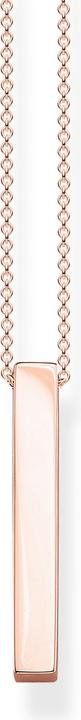 Immagine prodotto Thomas Sabo Collana di cuboidi in oro rosa (Placcatura in oro rosa 750, Argento 925, 40 - 45 cm)