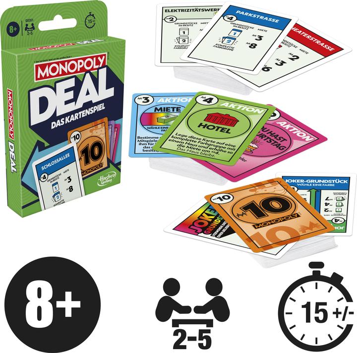 Actual product image Monopoly Deal Refresh (German)