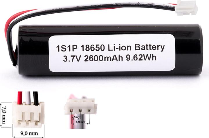 Immagine prodotto Keeppower Batteria 1S1P 18650 con protezione BMS 18650 26J (1 pz., 18650, 2600 mAh)