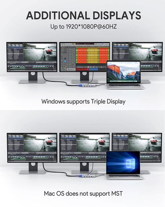 Image du produit Aukey CB-C78 (USB-C, 12 Ports)