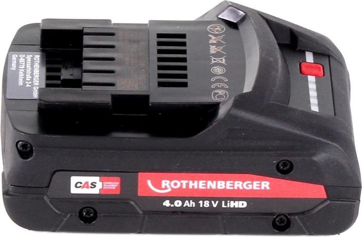 Actual product image Rothenberger RO BP18/4 Li-HD Battery - 18V / 4.0 Ah - 2 Pcs. ( 1000002548 ) (18 V)