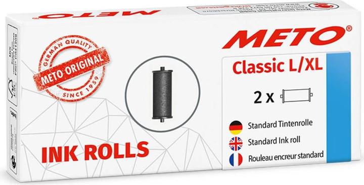 METO Rulli inchiostratori per Classic L, XL (etichettatrice manuale professionale per etichette da 32 x