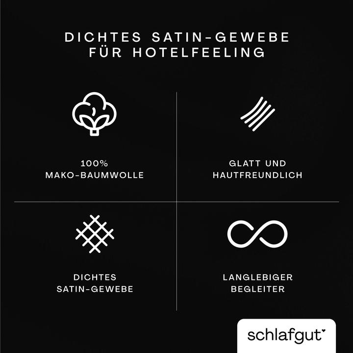 Image du produit schlafgut Woven Satin (Housse de couette, 80 x 80 cm)
