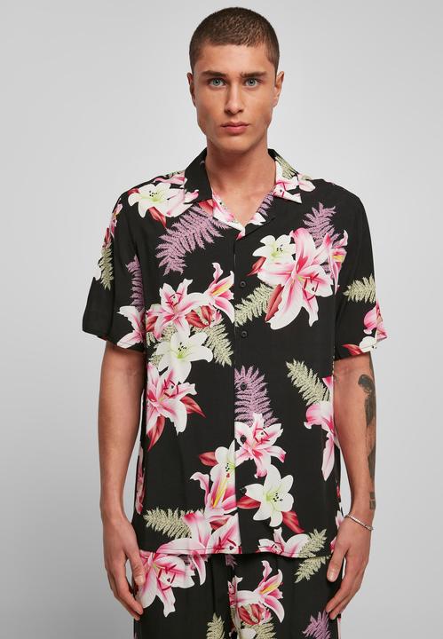 Produktbild Urban Classics Viscose AOP Resort Shirt (S)