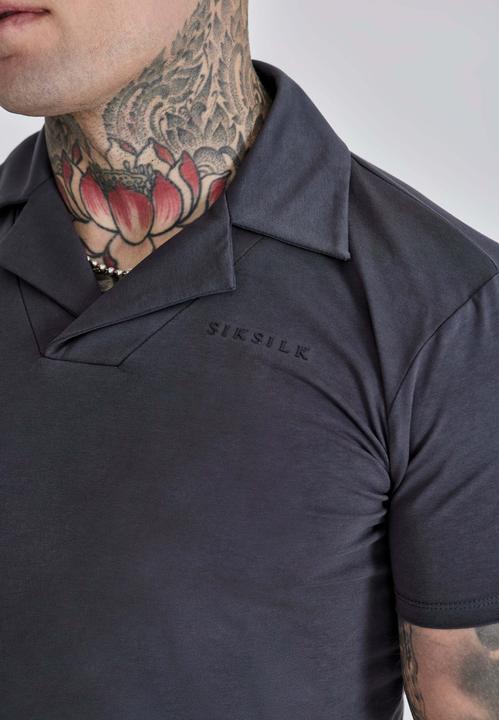 Produktbild Siksilk T-Shirt Smart Revere Polo - Muscle Fit (XXL)