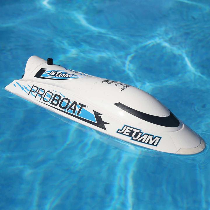 Image du produit ProBoat Jet Jam V2 12 Pool Racer RTR auto-redressable blanc
