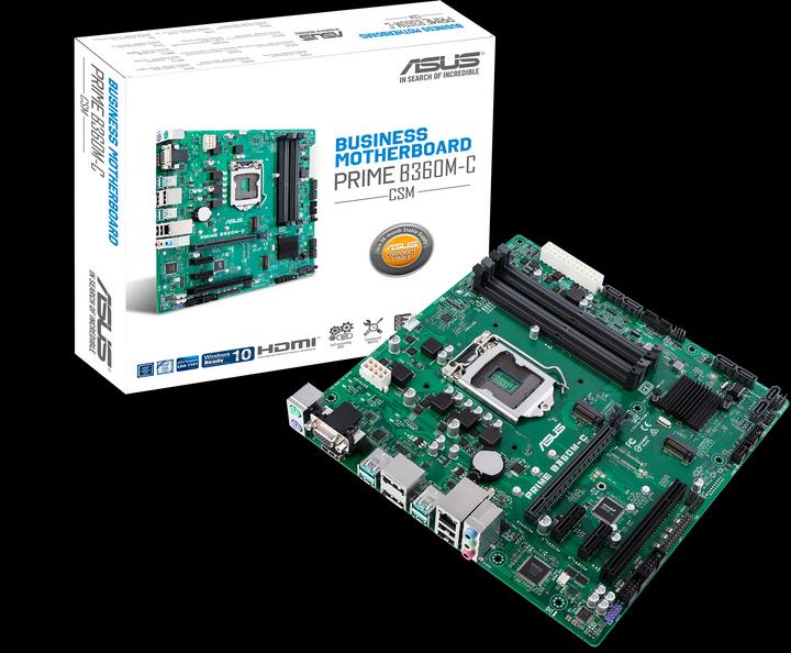 Produktbild ASUS PRIME B360M-C/CSM (LGA 1151, Intel B360, ATX)