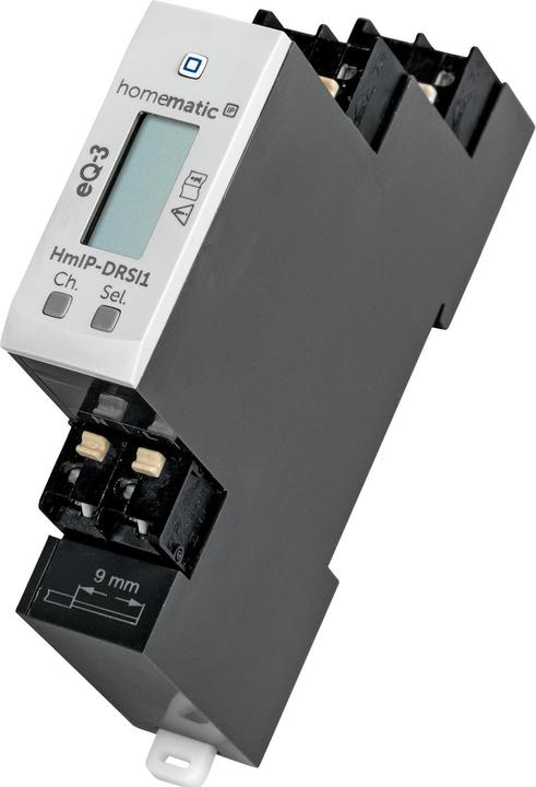 Image du produit Homematic IP Actionneur d'interrupteur pour montage sur profilé chapeau - 1 fois (Actionneur de commutation)