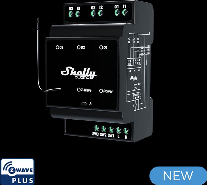 Actual product image Shelly Qubino Wave Shutter (Switch actuator)