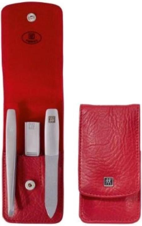 Produktbild Zwilling Twinox Druckknopf-Etui 3 Teile, rot