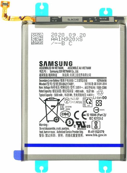 Image du produit Samsung Battery EB-BA217ABY 5000mAh for A047F / A125 / A127 / A135 / A137 / A217 Galaxy A04s/ A12 /