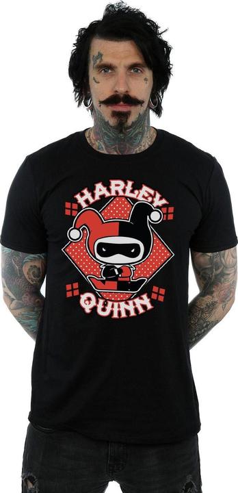 Actual product image Harley Quinn Mens Chibi Cotton T-Shirt (XXL)