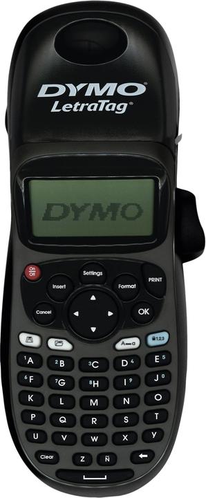 Dymo LetraTag LT-100H BLACK clavier ABC de poche (180 dpi)