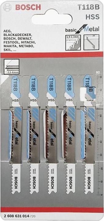 Image du produit Bosch Professional Zubehör T 118 B de base pour le métal