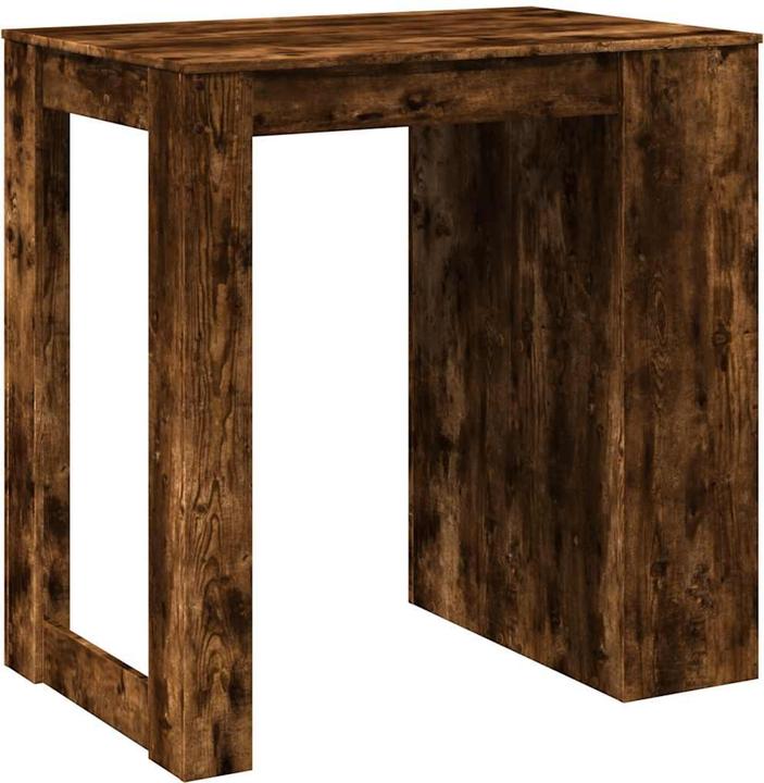 Image du produit VidaXL Table de bar Table de comptoir Table de cuisine Chêne fumé Matériaux dérivés du bois