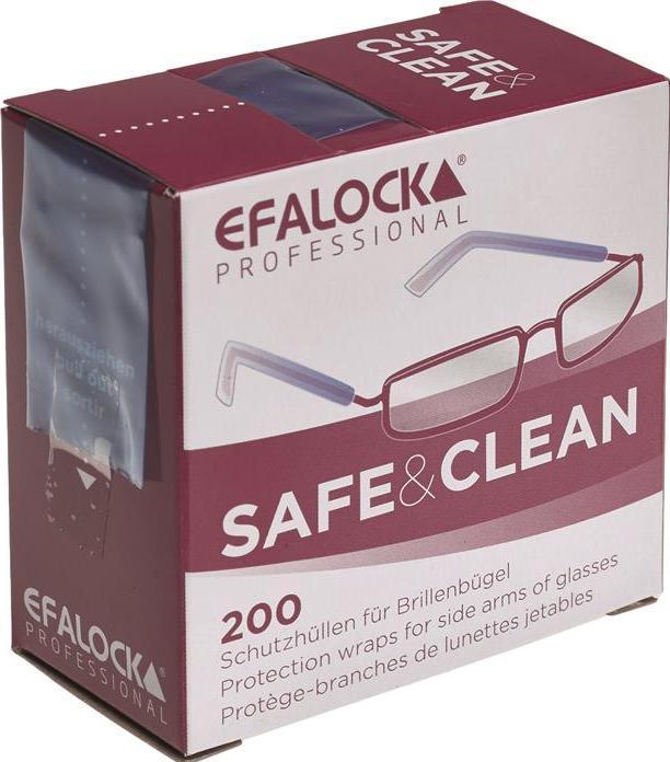 Produktbild Efalock Brillenbügelschutzhüllen,Box mit Rolle a
