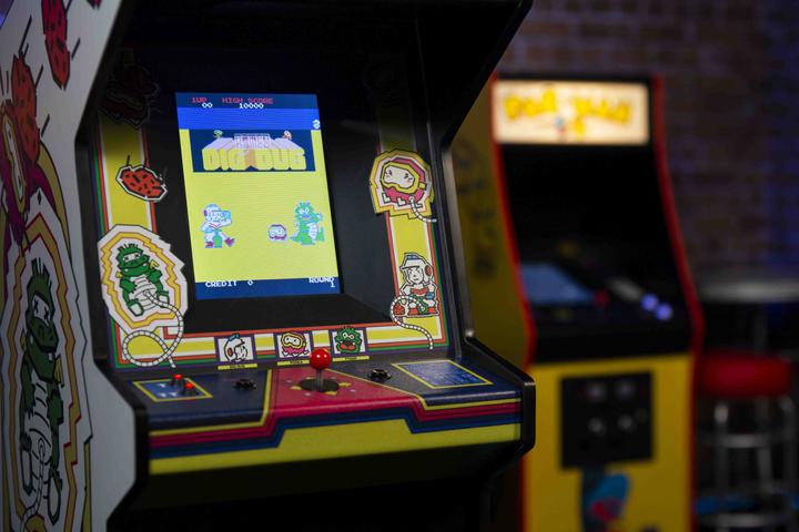 Actual product image Numskull Quarter Scale Arcade Cabinet - Dig Dug