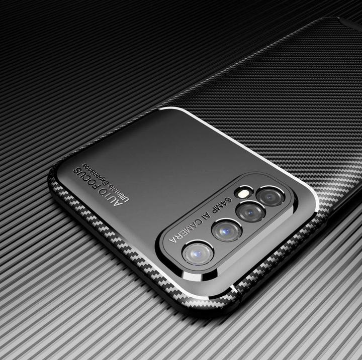 Immagine prodotto Screenguard Custodia Realme 7 Cover Carbon Design TPU (Realme 7)