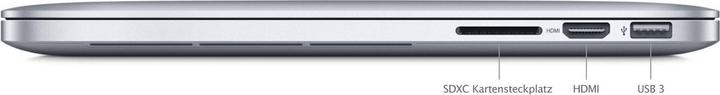 Produktbild Apple MacBook Pro Retina - US Layout (13.30", 16 GB, 256 GB, US)