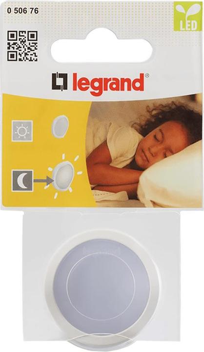Produktbild Legrand Dimmbares LED-Steckdosen-Nachtlicht mit integriertem Dämmerungssensor