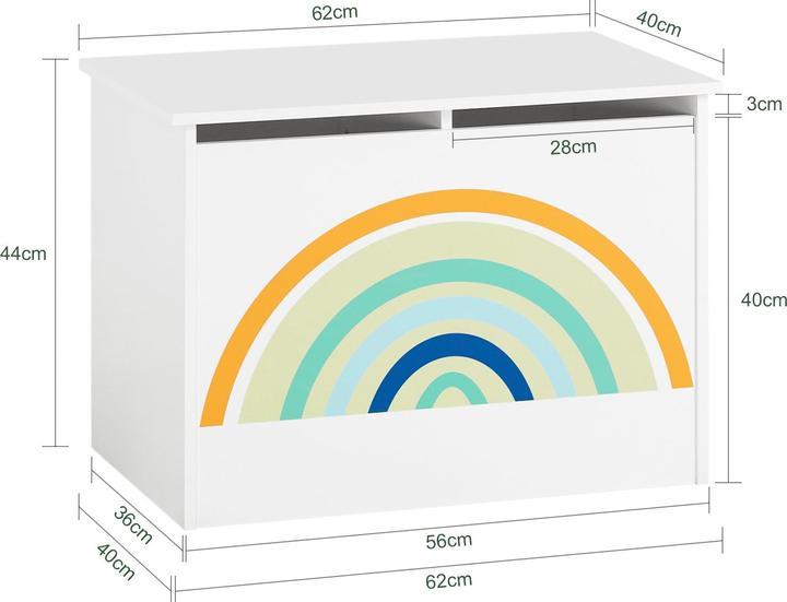 Actual product image SoBuy Toy chest