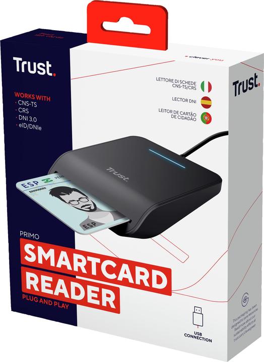 Produktbild Trust PRIMO Smart Card Reader (USB 2.0)