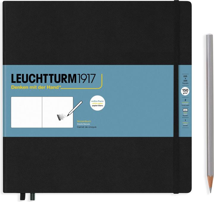 Leuchtturm1917 Livre de coloriage (22,5 x 22,5 cm, Blanc, Couverture rigide)