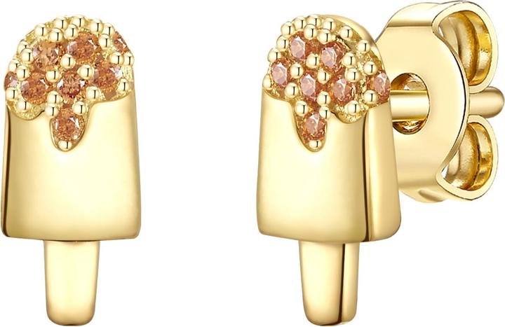 Glanzstücke München Kinder Eis Sterling Silber Zirkonia Gelbgold - 30394 (Sterling Silber)