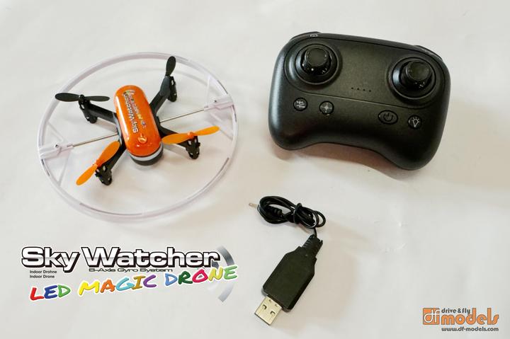 Actual product image DF-Models SkyWatcher LED Magic Drone