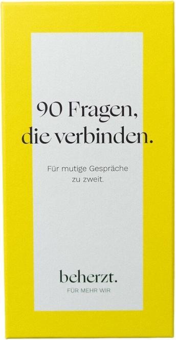Produktbild Geschenkidee 90 Fragen, die verbinden. (Deutsch)