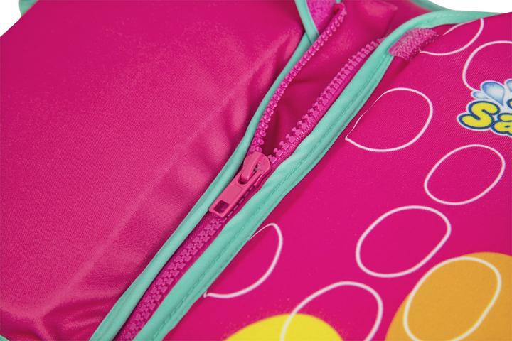 Actual product image Bestway Swim Safe ABC Svømme Traeningsvest UPF 50+ w/aermer, Skum 11-30 kg Grøn (One size, 11 - 30 kg)