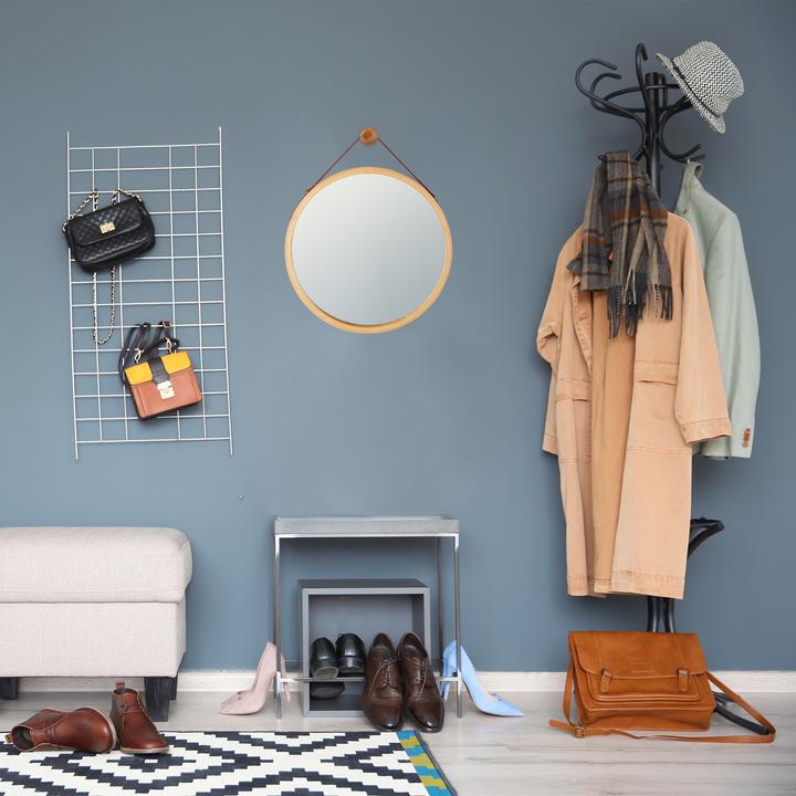 Image du produit Relaxdays Miroir à accrocher rond cadre (45 x 2 x 45 cm)