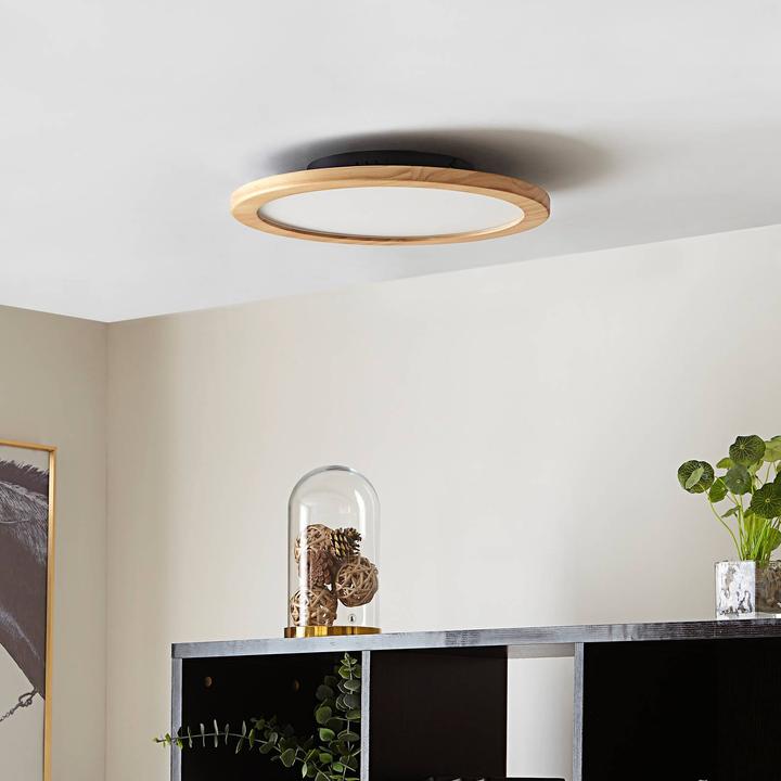Immagine prodotto Lucande Plafoniera Joren LED rotonda in legno Ø 37,5 cm (1310 lm)
