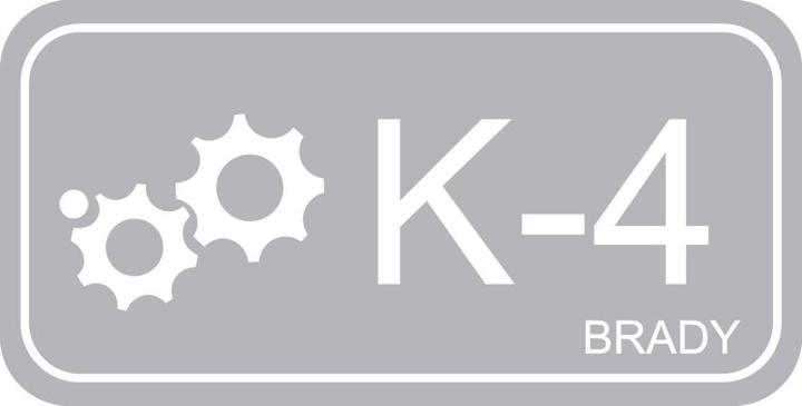 Produktbild Brady B-7527, Polypropylen Schild, Energy Source Tag - Kinetic, 75 x 38mm, Grau auf Weiss, Beschrif