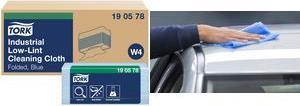 Actual product image Tork Lint Poor Industrial Cleaning Cloths W4 (400 pcs.)