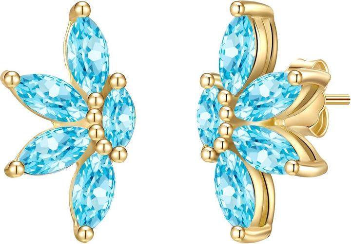 Produktbild Glanzstücke München Damen Sterling Silber Zirkonia gelbgold - 28429 (Sterling Silber)