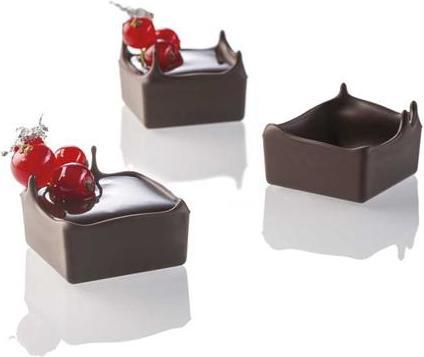 Image du produit Martellato Moule à chocolat Coupe à dessert carrée, haute